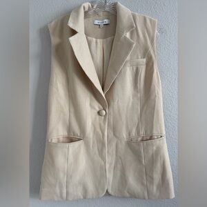 Moodie Sleeveless Blazer Vest